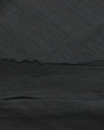 Tecido Crepe Shantung Preto