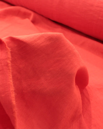 Tecido Crepe Misto de Viscose Vermelho