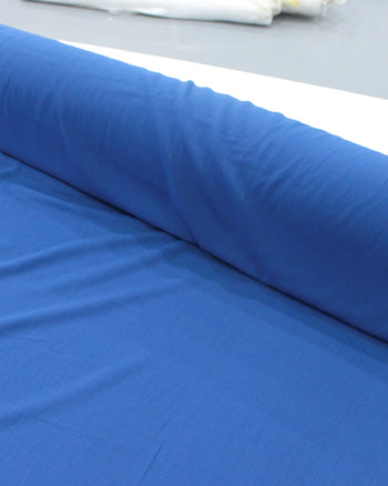 Tecido Crepe Textura de Linho Azul Royal
