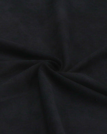 Tecido Veludo Micro Cotelê Preto