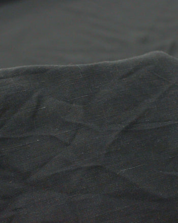 Tecido Viscose Mista Grossa Texturizada Preto