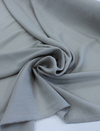 Tecido Crepe Chiffon Cinza