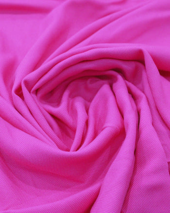 Tecido Viscose Grossa Micro Maquinetada Rosa