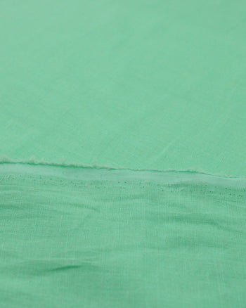 Tecido Cambraia de Linho Misto Verde Caribe