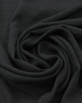 Tecido Crepe Shantung Preto
