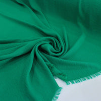 Tecido Crepe Duna Texturizado Verde Bandeira