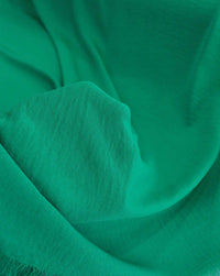 Tecido Crepe Duna Texturizado Verde Bandeira