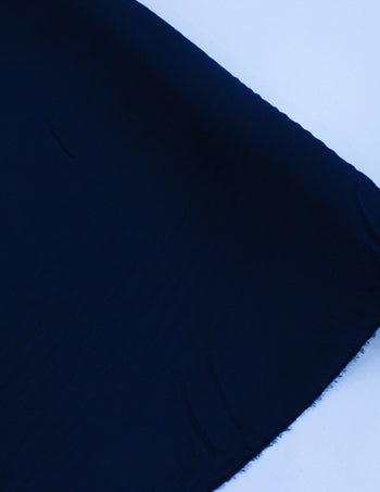 Tecido Crepe Bubble Acetinado Azul Marinho