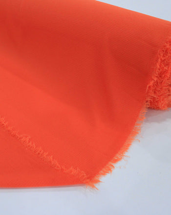 Tecido Crepe Bubble com Elastano Laranja