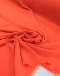 Tecido Crepe Bubble com Elastano Laranja