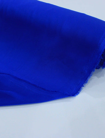 Tecido Crepe Silk Azul Royal