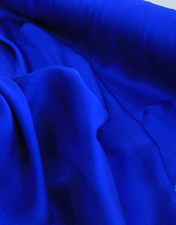 Tecido Crepe Silk Azul Royal