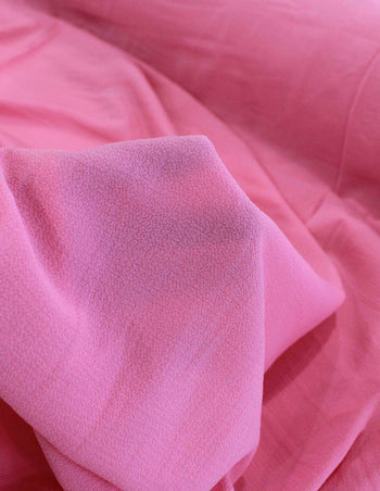 Tecido Crepe Bubble com Elastano Rosa Chiclete