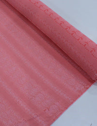 Tecido Cambraia de Algodão Mista Devore Rosa