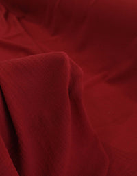 Tecido Crepe Bubble com Elastano Vermelho Rubi