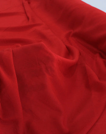 Tecido Cambraia de Viscose Vermelho Rubi