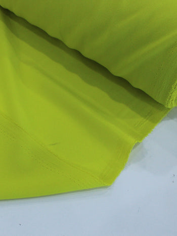 Tecido Crepe Koshibo Leve Amarelo Neon