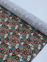 Tecido Viscose Premium Tapete Floral Outono
