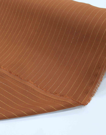 Tecido Viscose com Lurex Terracota