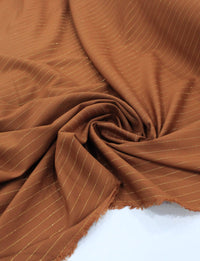 Tecido Viscose com Lurex Terracota
