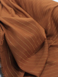 Tecido Viscose com Lurex Terracota