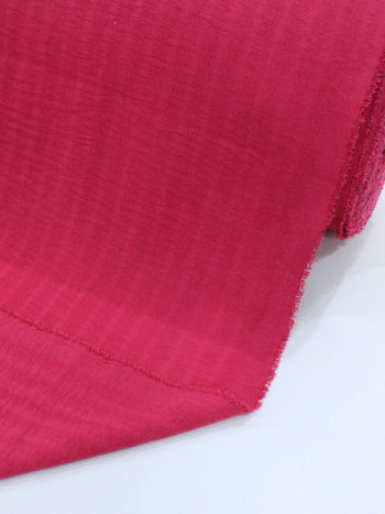 Tecido Crepe Duna Trabalhado Rosa Pink