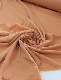 Tecido Crepe Bubble com Elastano Castanho