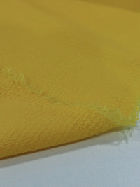 Tecido Crepe Bubble com Elastano Amarelo Gema