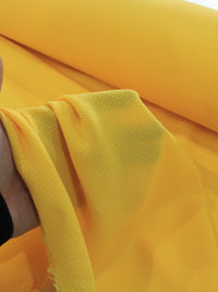 Tecido Crepe Bubble com Elastano Amarelo Gema