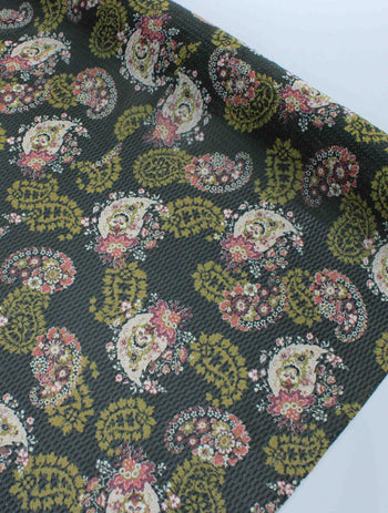 Tecido Crepe Chiffon Italiano Maquinetado Cashmere Tons de Rosa