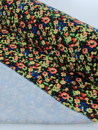 Tecido Crepe Italiano Micro Floral Colorido