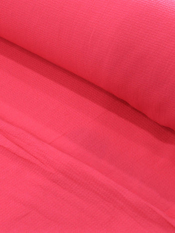 Tecido Crepe Bubble com elastano Rosa Pink