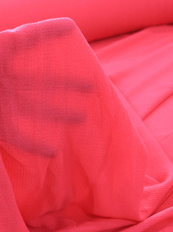 Tecido Crepe Bubble com elastano Rosa Pink