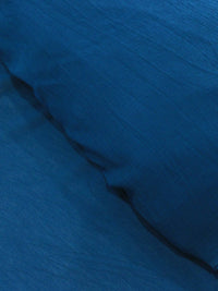 Tecido Crepe Plissado Azul Petróleo