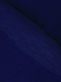 Tecido Crepe Micro Plissado Azul Marinho