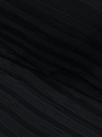 Tecido Crepe Plissado Preto