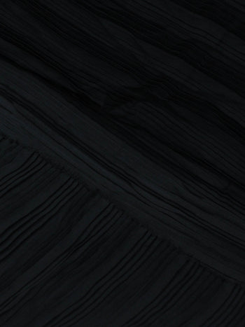 Tecido Crepe Plissado Preto