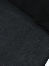 Tecido Crepe Micro Plissado Preto