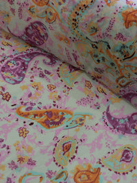 Tecido Crepe Chiffon Cashmere Tons Claros