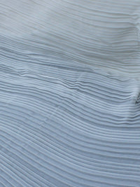 Tecido Crepe Plissado Branco