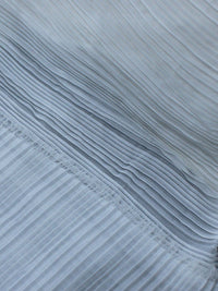 Tecido Crepe Plissado Branco