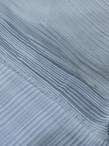 Tecido Crepe Plissado Branco