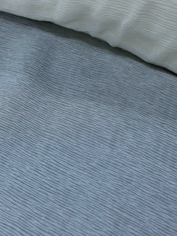 Tecido Crepe Micro Plissado Offwhite