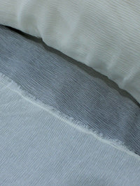 Tecido Crepe Micro Plissado Offwhite