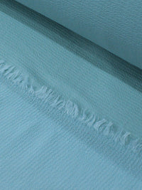 Tecido Crepe Bubble Com elastano Verde Agua