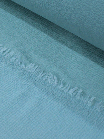 Tecido Crepe Bubble Com elastano Verde Agua