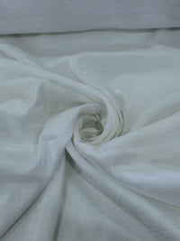 Tecido Cambraia de Algodão Brocada Flores Branco