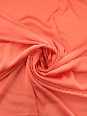 Tecido Crepe Silk Coral