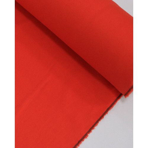 Tecido Linho Misto Rústico com Elastano Vermelho Vivo