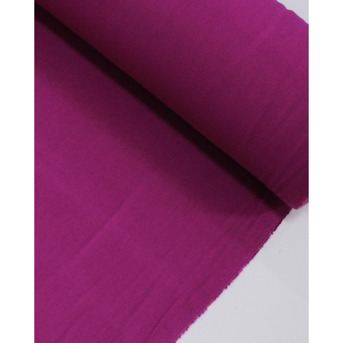 Tecido Viscose Sarjada Roxo Glamour